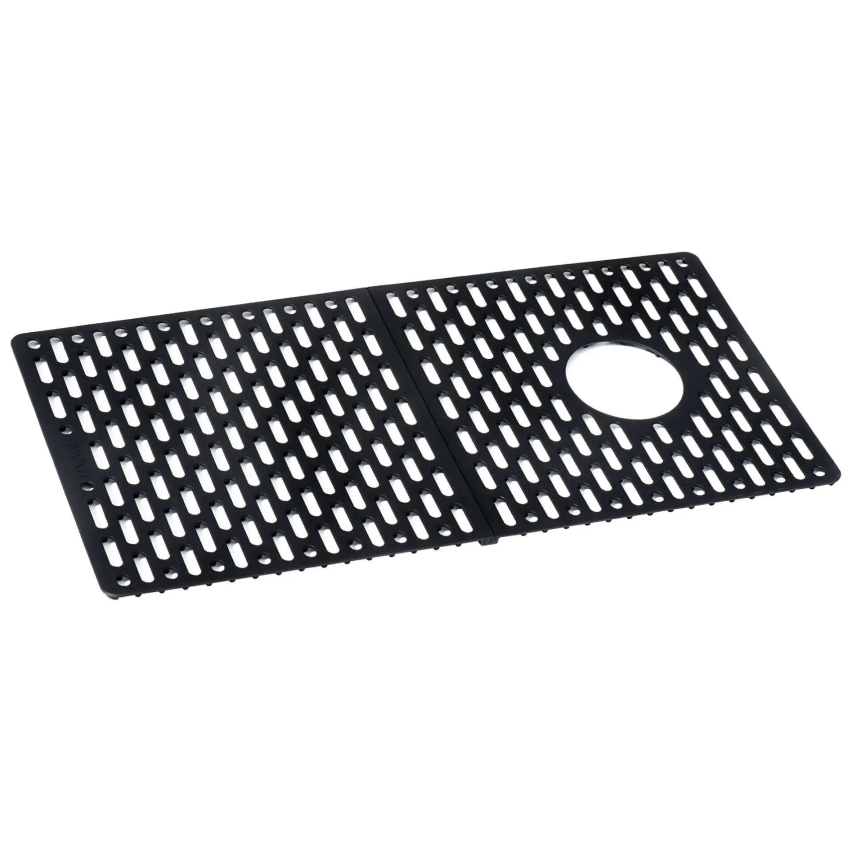 Ruvati epiStage 33" Undermount Granite Composite Workstation Kitchen Sink, Midnight Black, RVG2302BK