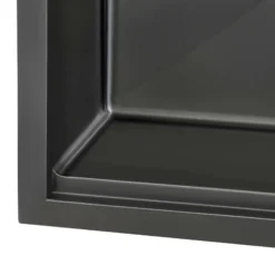 Ruvati Giana 30-inch Gunmetal Black Stainless Steel Workstation Undermount Kitchen Sink Single Bowl, 16, RVH6530BL