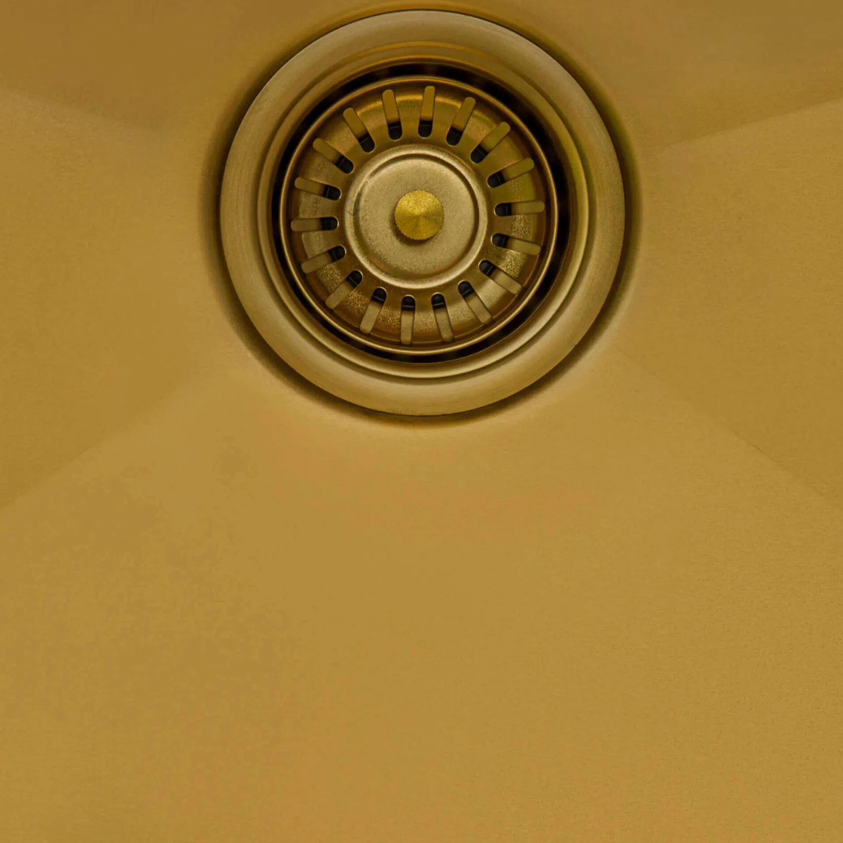 Ruvati Giana 30-inch Polished Brass Matte Gold Workstation Undermount Kitchen Sink Single Bowl, Stainless Steel, 16, Matte Gold Satin Brass, RVH6530GG
