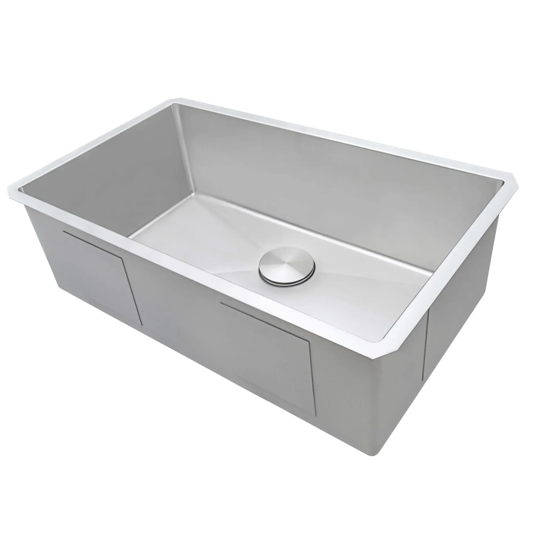Ruvati Gravena 32" Undermount Stainless Steel Kitchen Sink, 16 Gauge, Rounded Corners, RVH7400