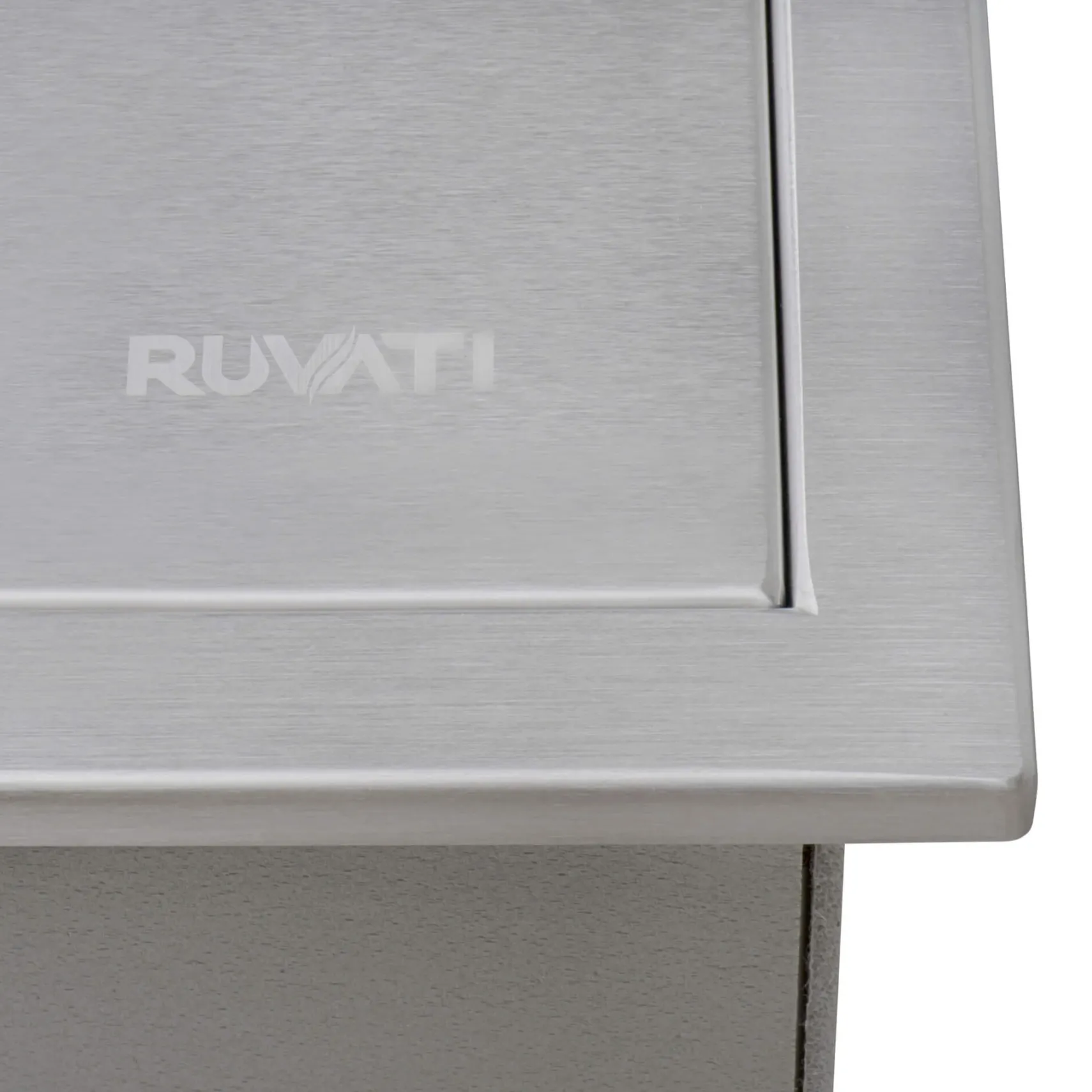 Ruvati Merino Insulated Ice Chest Sink, 15 x 20 inch Outdoor BBQ, Marine Grade T-316 Topmount Stainless Steel, RVQ6215