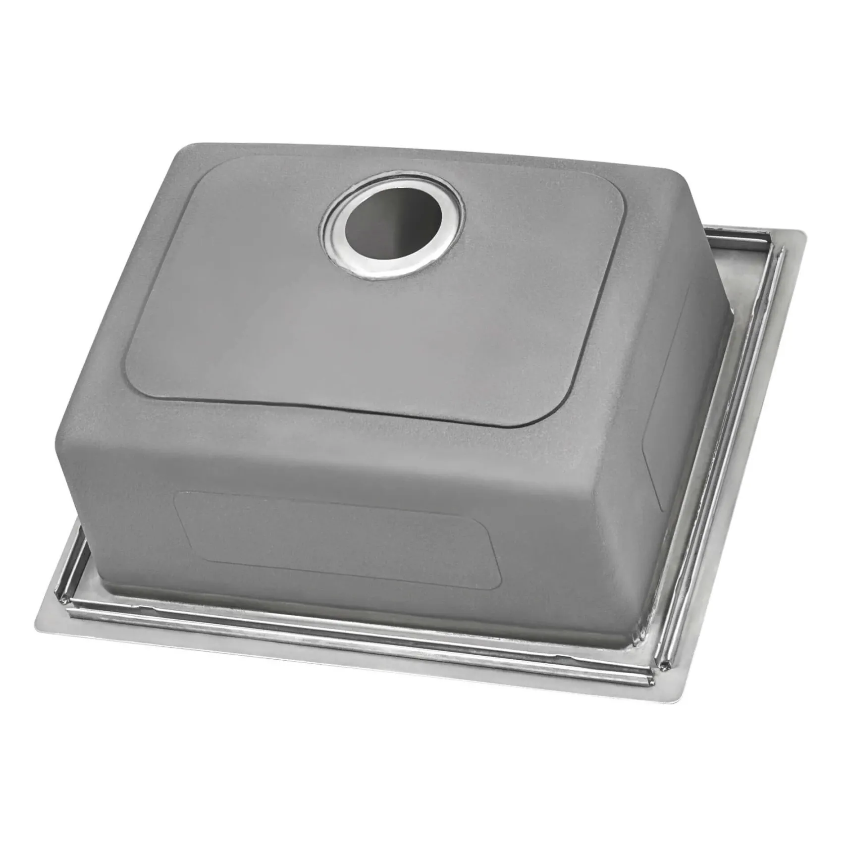 Ruvati Modena 23" Drop-in Topmount Stainless Steel Kitchen Sink, 16 Gauge, RVM5923