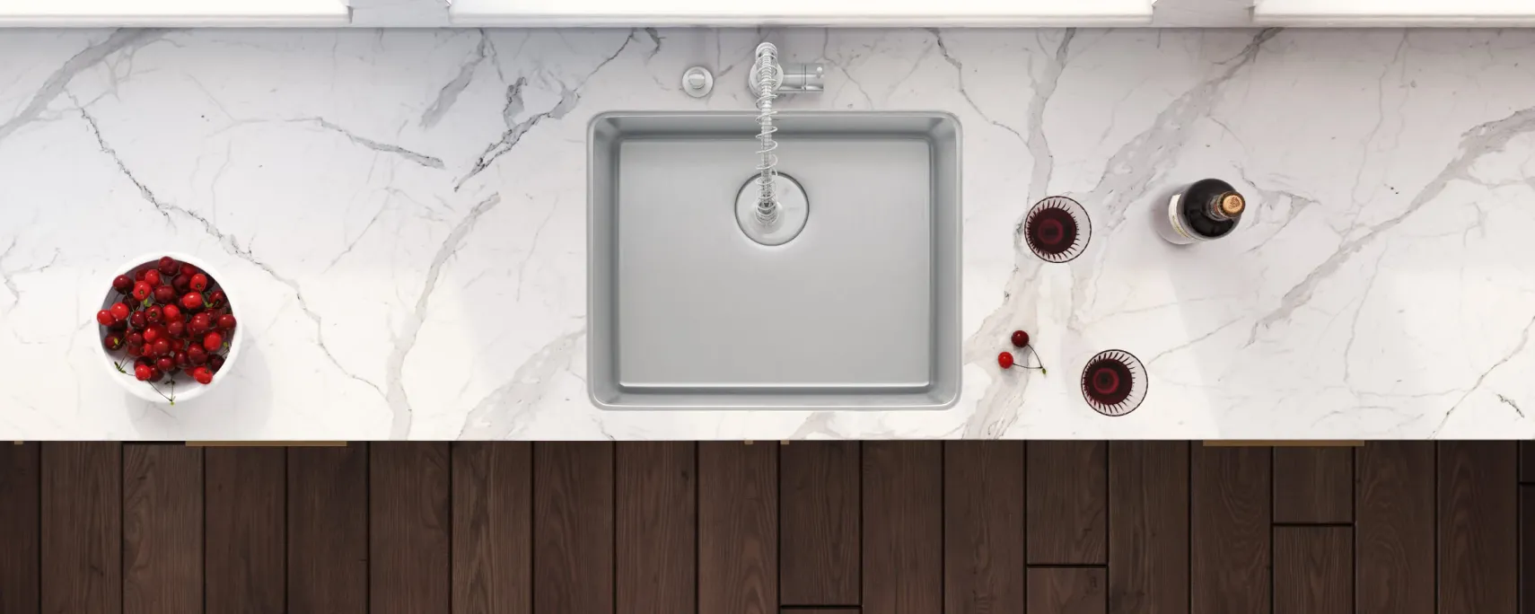 Ruvati Modena 23" Undermount Stainless Steel Kitchen Sink, 16 Gauge, RVM5908