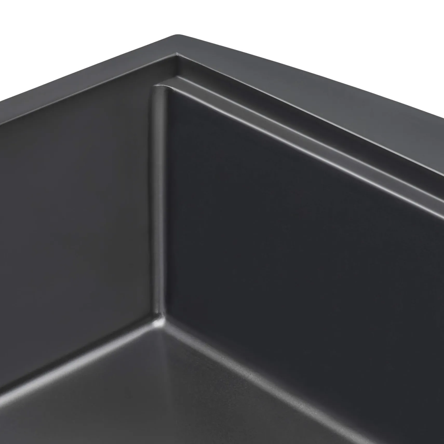 Ruvati Monaco 36" Stainless Steel Workstation Apron-front Farmhouse Sink, Gunmetal Matte Black, 16 Gauge, RVH9308BL