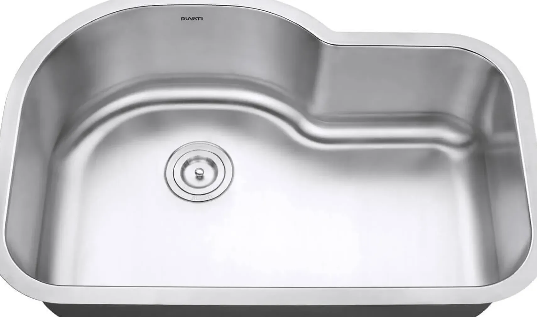 Ruvati Parmi 32" Undermount Stainless Steel Kitchen Sink, 16 Gauge, RVM4700