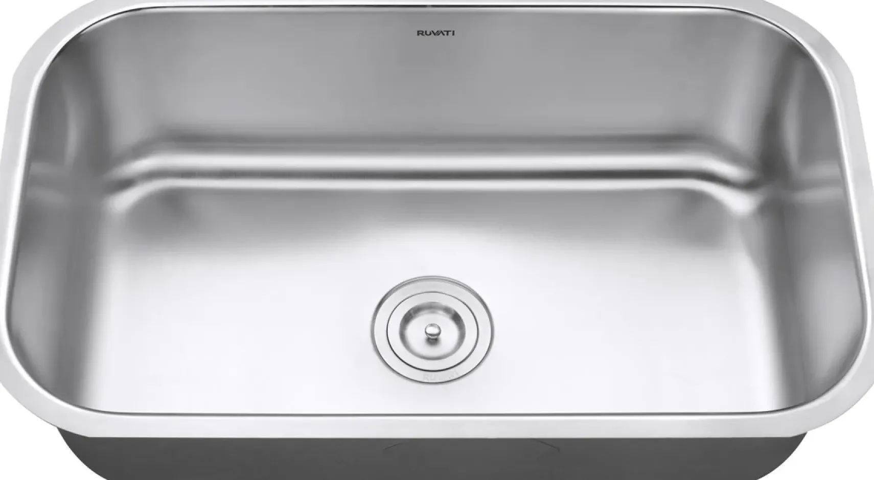 Ruvati Parmi 30" Undermount Stainless Steel Kitchen Sink, 16 Gauge, RVM4250
