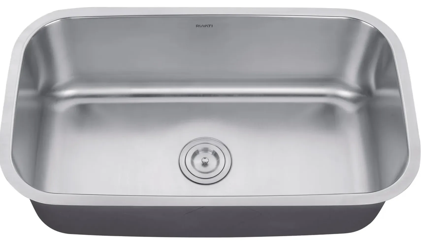 Ruvati Parmi 32" Undermount Stainless Steel Kitchen Sink, 16 Gauge, RVM4200