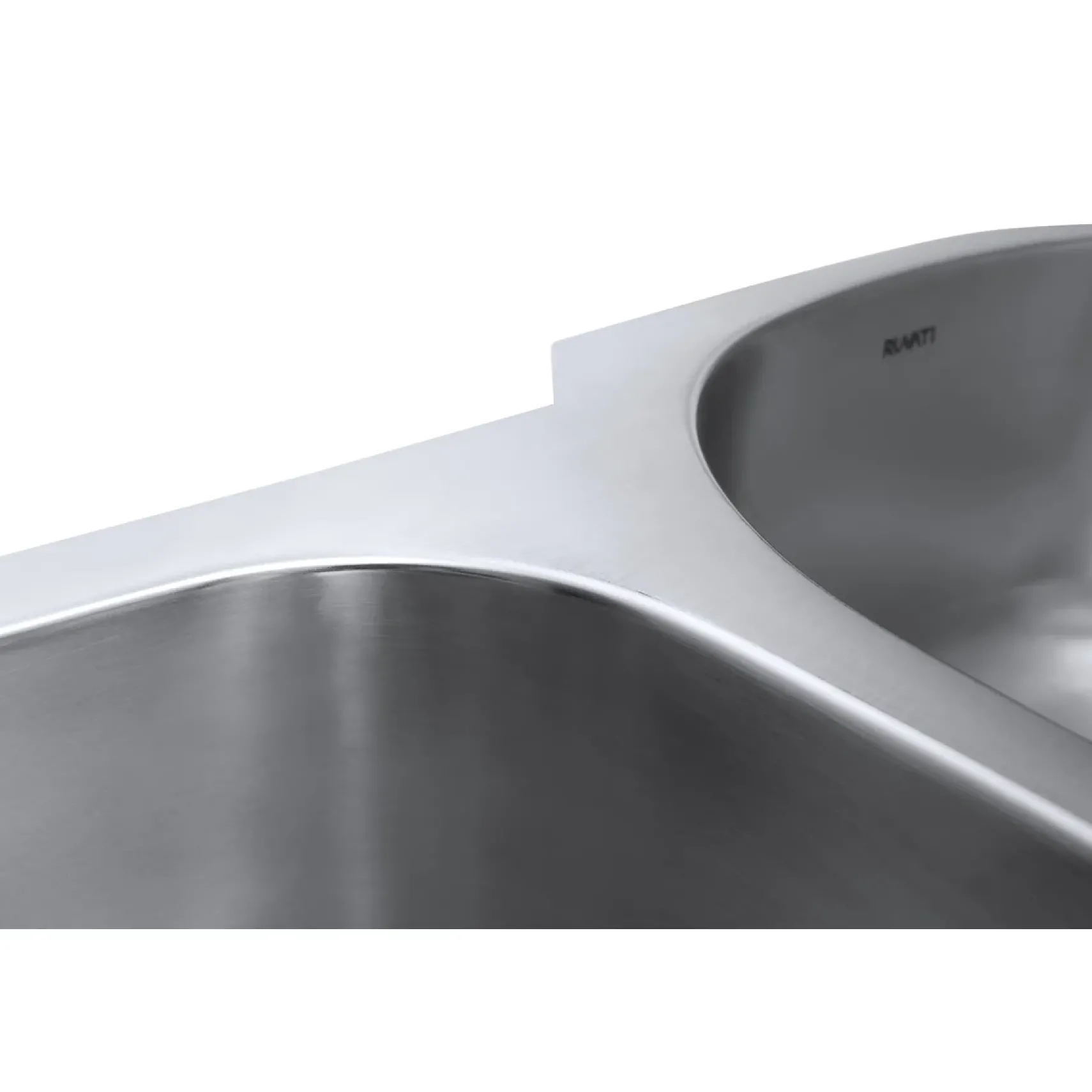 Ruvati Parmi 29" Undermount Stainless Steel Kitchen Sink, 40/60 Double Bowl, 16 Gauge, RVM4505