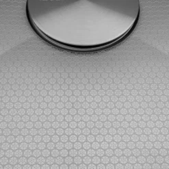Ruvati Roma Hex Hex Bottom 30-inch Workstation Scratch Resistant Embossed Texture Kitchen Sink Stainless Steel, 16, RVH8630