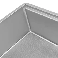Ruvati Roma Hex Hex Bottom 33-inch Workstation Scratch Resistant Embossed Texture Kitchen Sink Stainless Steel, 16, RVH8633