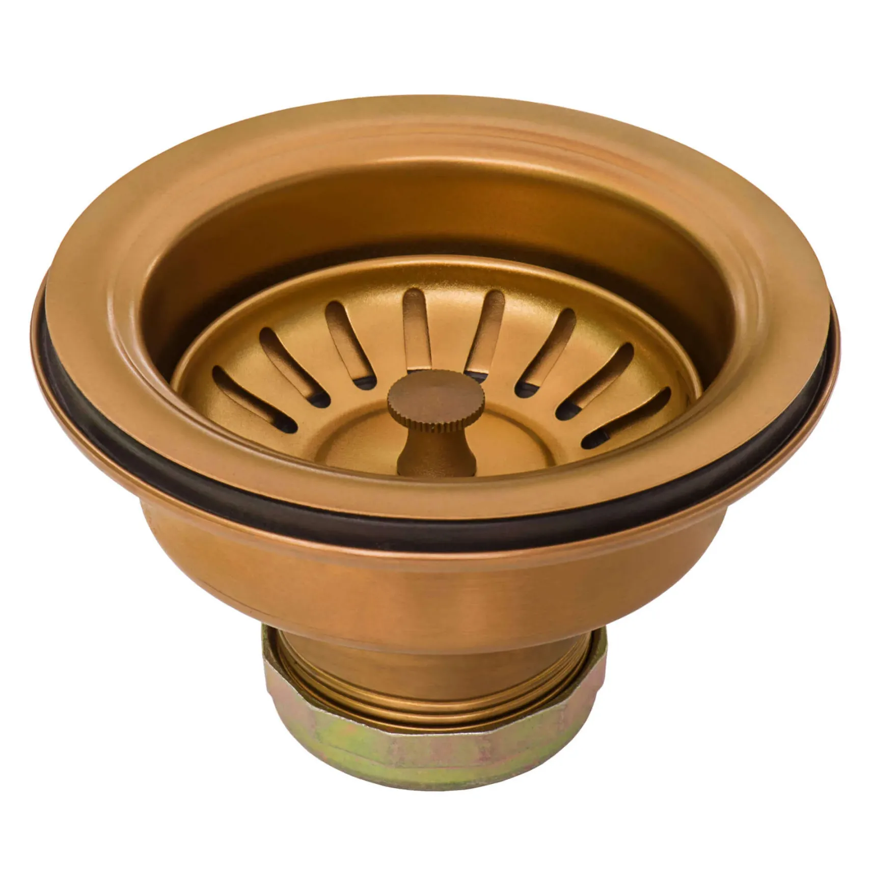 Ruvati Terraza 30" Stainless Steel Apron-front Farmhouse Sink, Copper Tone Matte Bronze, 16 Gauge, RVH9660CP