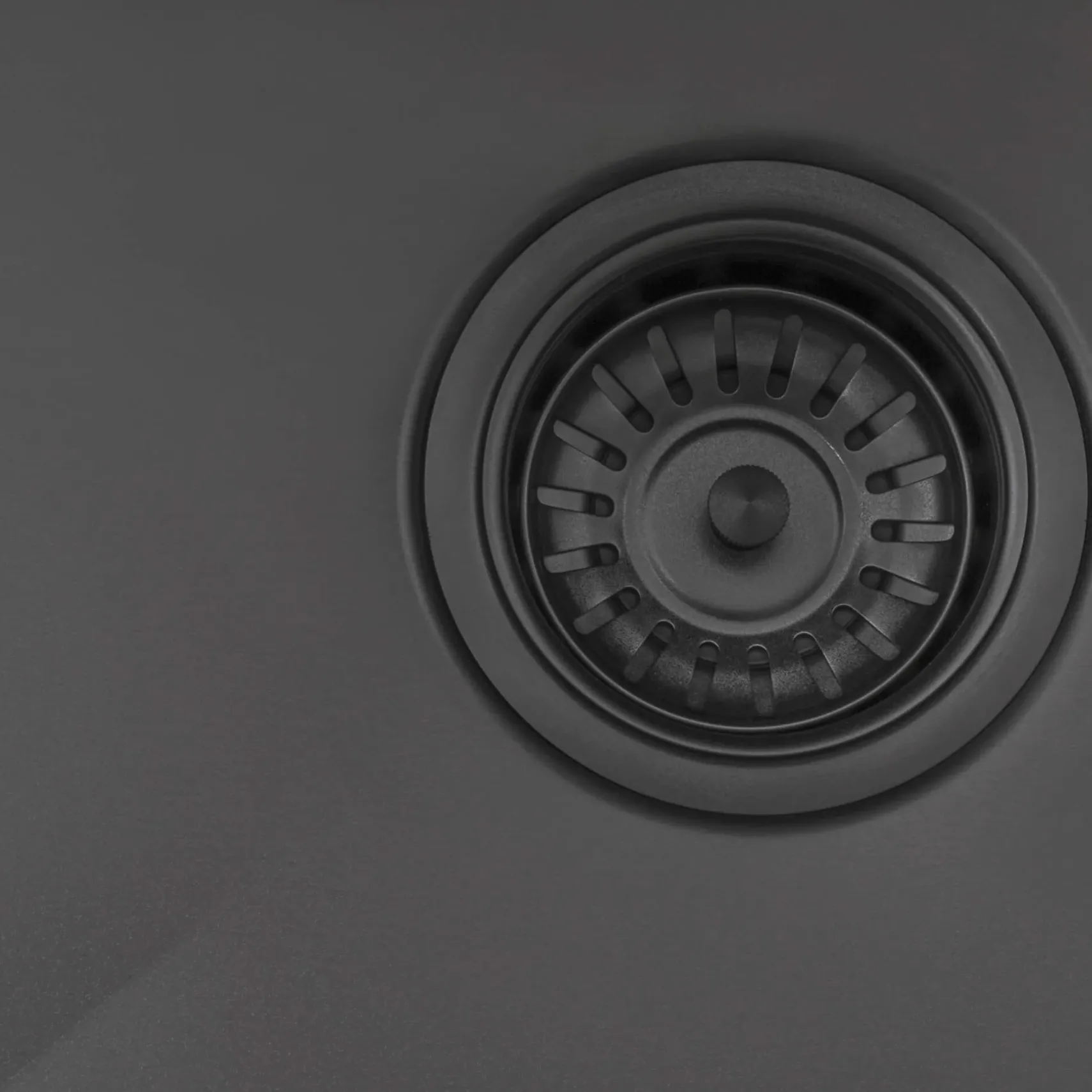 Ruvati Terraza 33" Undermount Stainless Steel Kitchen Sink, Gunmetal Matte Black, 16 Gauge, RVH6433BL