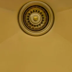 Ruvati Terraza 15 x 20 inch Polished Brass Matte Gold Stainless Steel Drop-in Topmount Bar Prep Sink Single Bowl, 16, Matte Gold Satin Brass, RVH8110GG