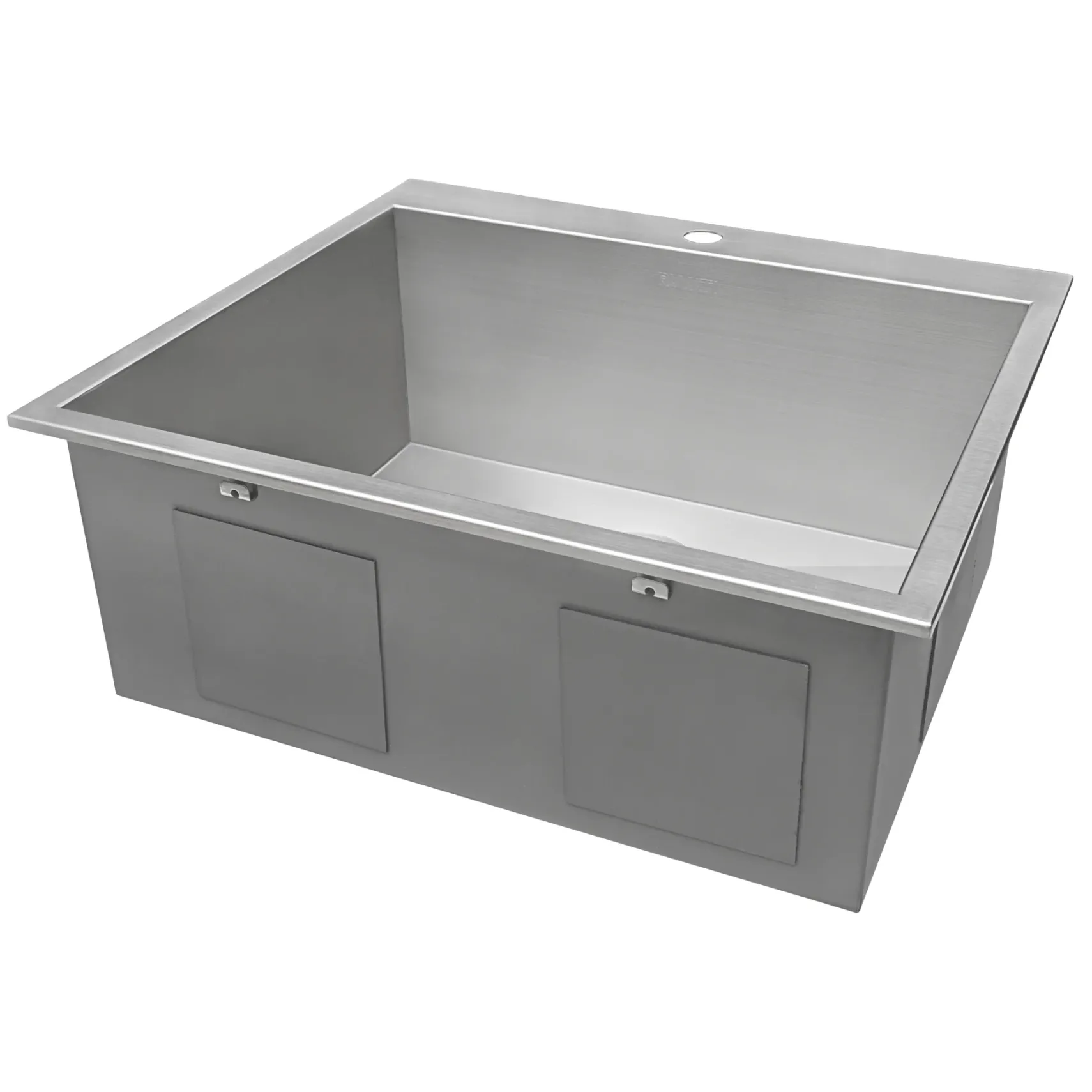 Ruvati Tirana 25" Drop-in Topmount Stainless Steel Kitchen Sink, 16 Gauge, RVH8010