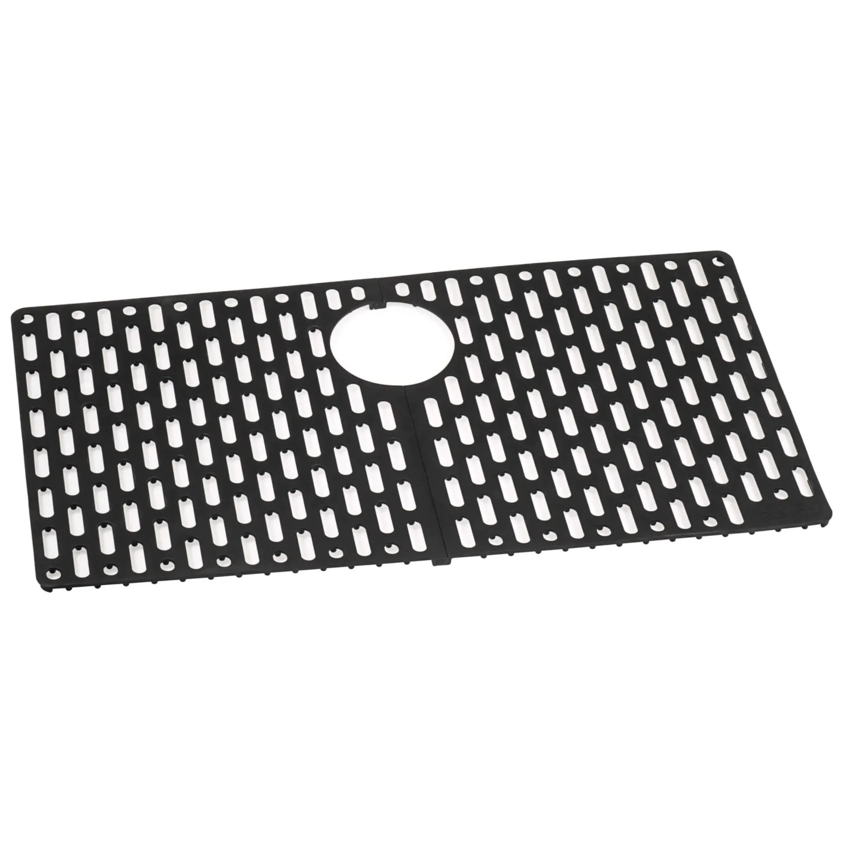 Ruvati 27" Undermount Granite Composite Kitchen Sink, Midnight Black, RVG2027BK