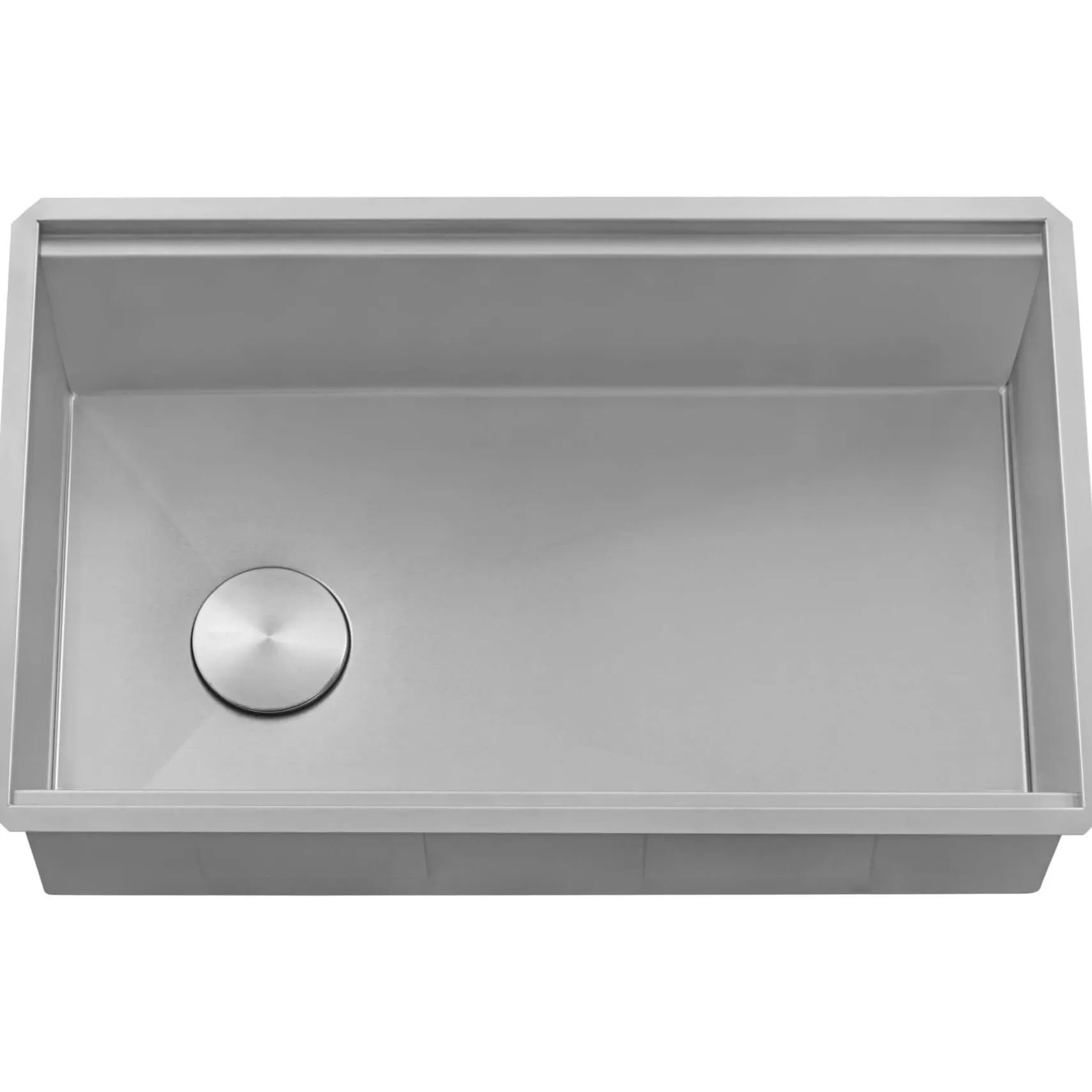 Ruvati Veniso Nova 30" Slope Bottom Offset Drain Undermount Stainless Steel Workstation Kitchen Sink, 16 Gauge, RVH8584