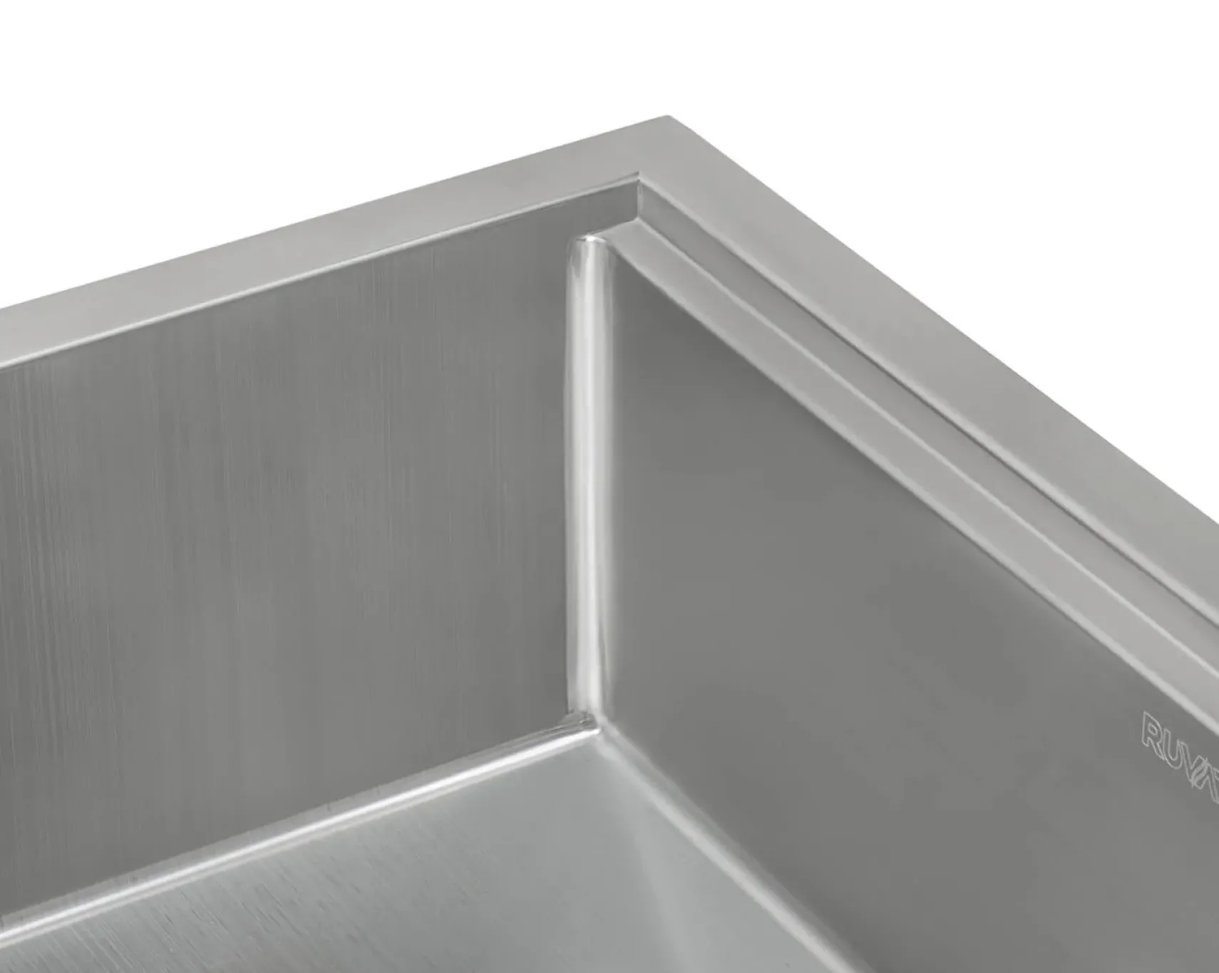 Ruvati Verona 27" Stainless Steel Workstation Apron-front Farmhouse Sink, 16 Gauge, RVH9050