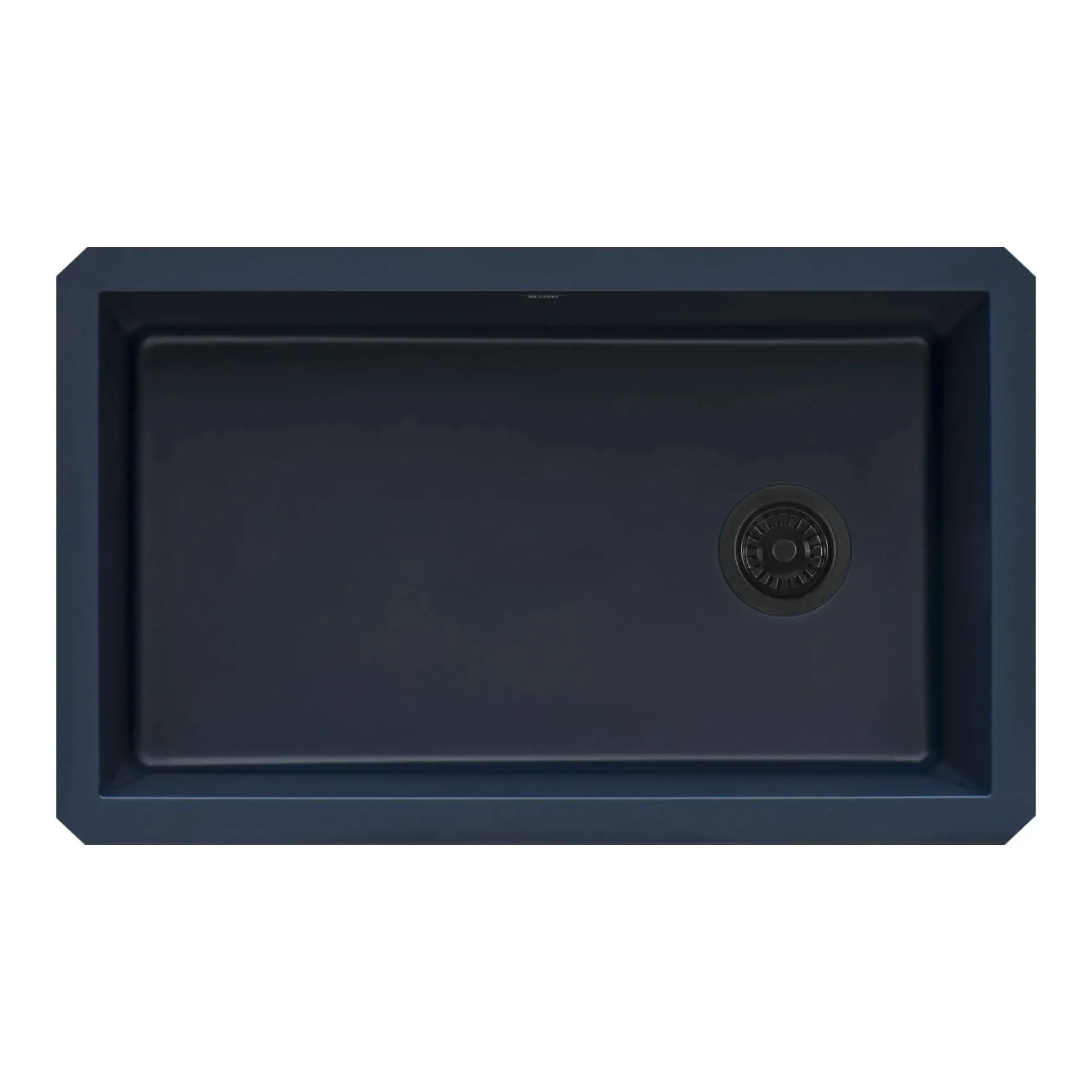 Ruvati 32 x 19 inch epiGranite Undermount Granite Composite Single Bowl Kitchen Sink, Catalina Blue , RVG2033LU