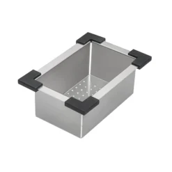 Ruvati 15 x 15 inch Marine Grade T-316 Workstation Topmount RV Boat Outdoor Sink Stainless Steel, RVQ5215