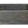 24" Smoke Brown Limestone Farmhouse Kitchen Sink, Reversible, KF242010-BLN