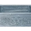 24" Soapstone Farmhouse Sink, Design Apron Front, Charcoal Marquina, KF242010-F2-CMS