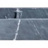 33" Soapstone Farmhouse Sink, Smooth Reversible Apron Front, Charcoal Marquina, 60/40 Double Bowl, KF332210DB-NLP-6040-CMS