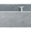 36" Stone 60/40 Double Bowl Farmhouse Kitchen Sink, Smooth Reversible Apron Front, Mercury Granite, Gray, KF362010DB-NLP-6040-M