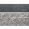 33" Stone Farmhouse Kitchen Sink, Chiseled Apron Front, Mercury Granite, Gray, KF332010SB-BE-M