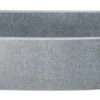 36" Stone Farmhouse Kitchen Sink, Curved Reversible Apron Front, Mercury Granite, Gray, KFCF362210SB-NLP-M