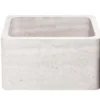 17" Stratus Marble Stone Farmhouse Kitchen Sink, Reversible, Single Bowl, KF171710-STLM