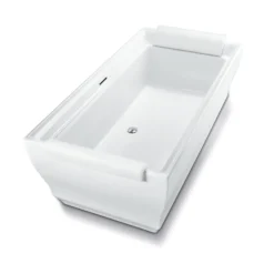 Toto 72" Cast Acrylic Aimes Freestanding Tub Bathtub, Cotton White, ABF626N#01DCP