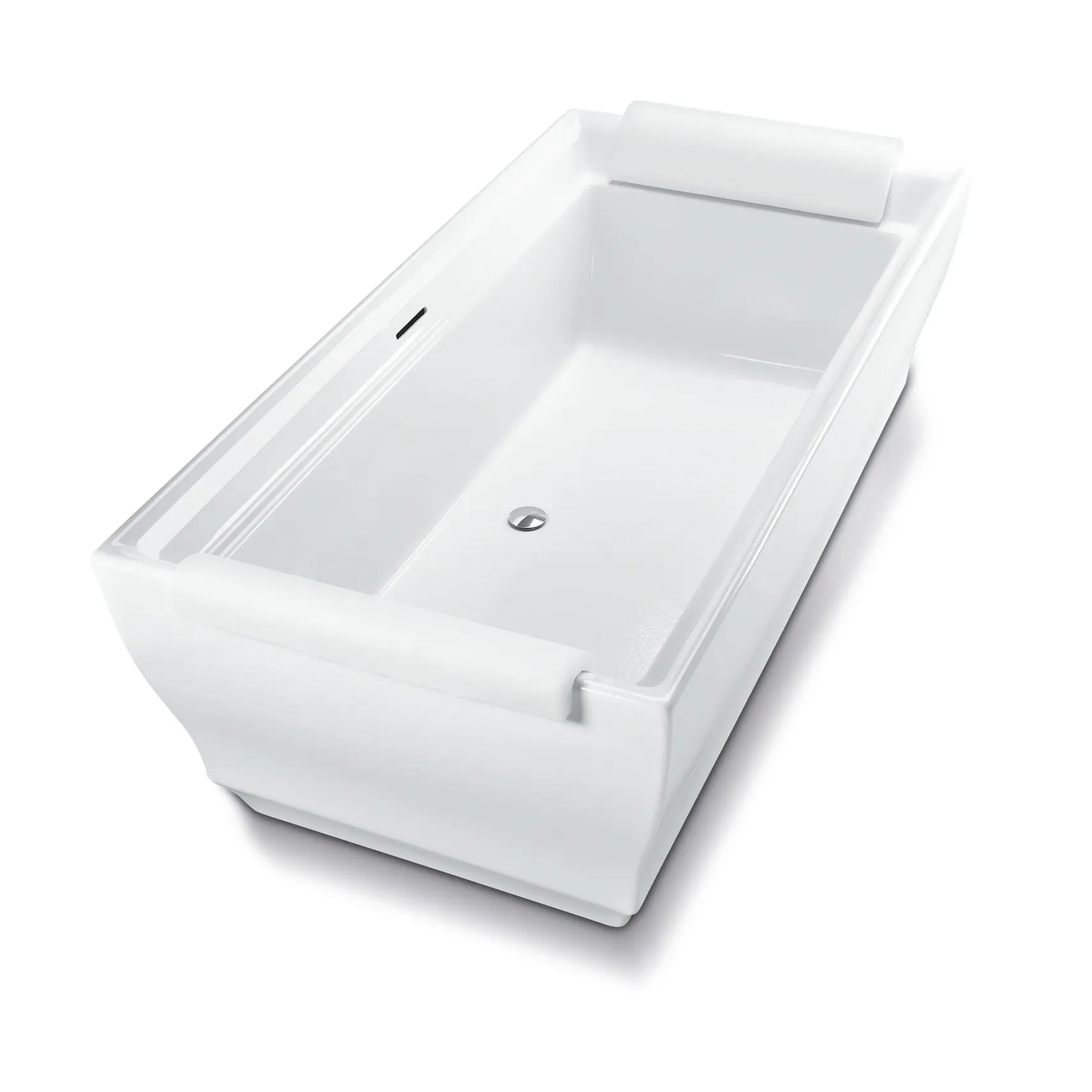 Toto 72" Cast Acrylic Aimes Freestanding Tub Bathtub, Cotton White, ABF626N#01DCP