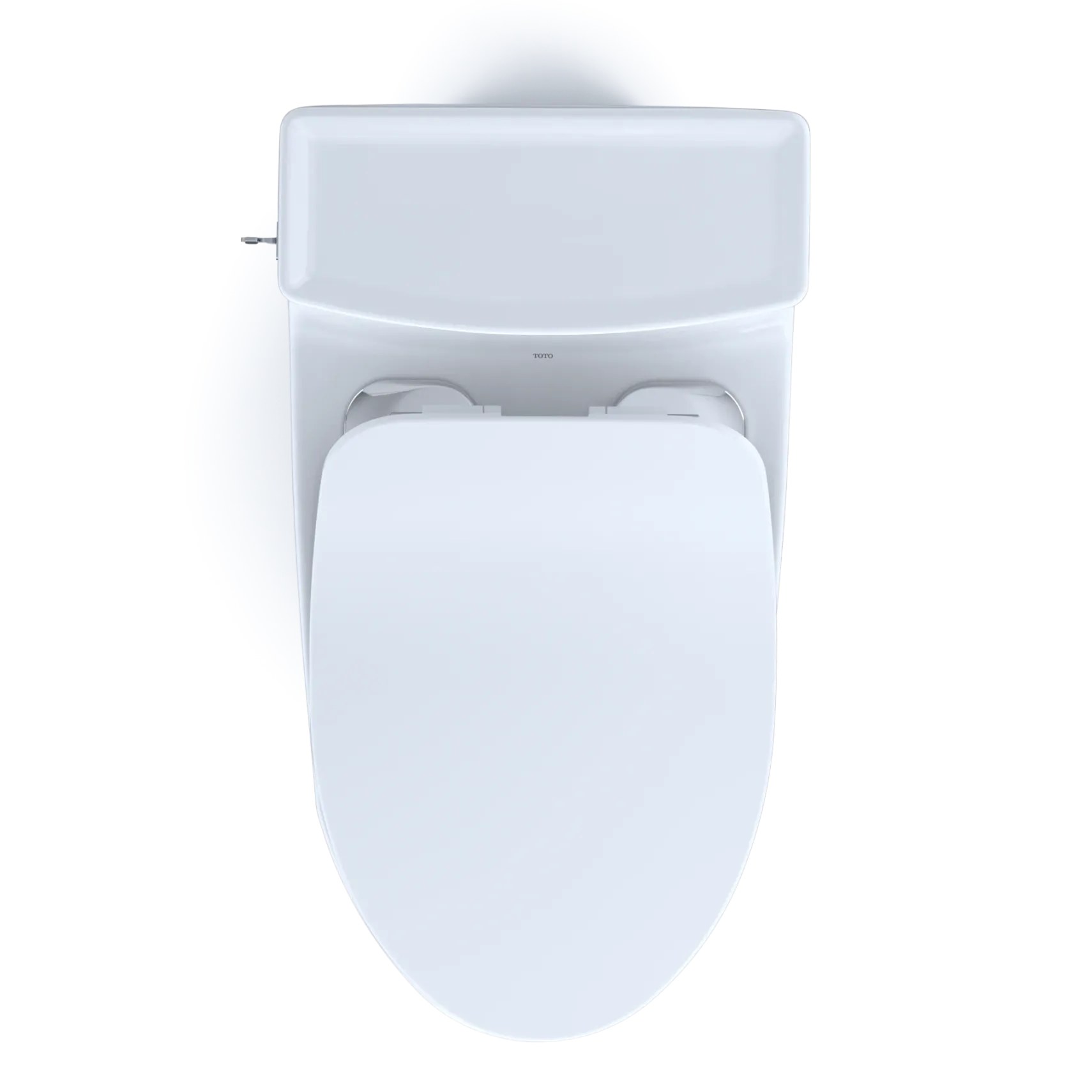 TOTO Aimes One-Piece Elongated 1.28 GPF Toilet with CEFIONTECT and SoftClose Seat, WASHLET+ Ready, Cotton White, Vitreous China, MS626234CEFG#01