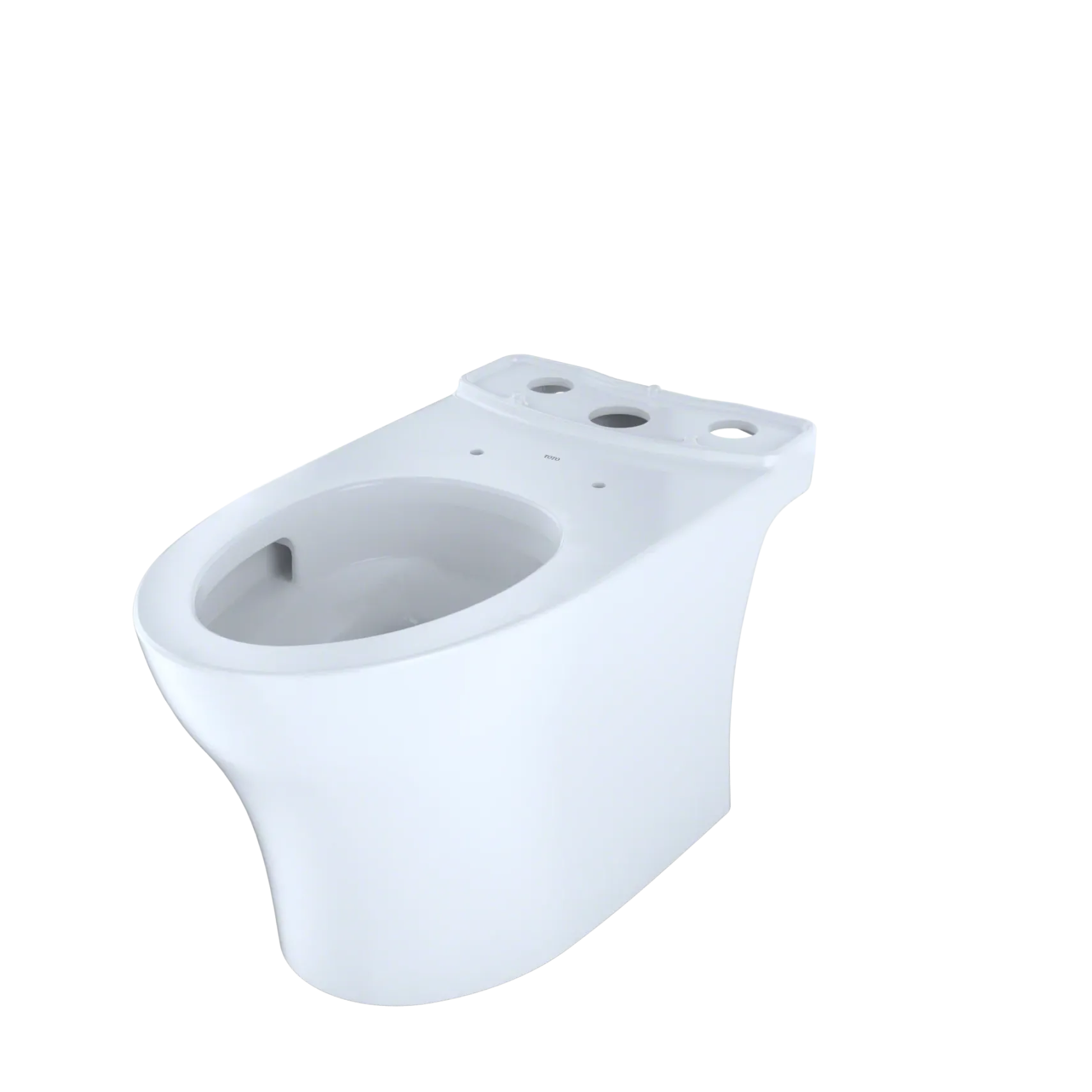 TOTO Aquia IV Elongated Skirted Toilet Bowl with CEFIONTECT, Cotton White, Vitreous China, CT446CEGN#01