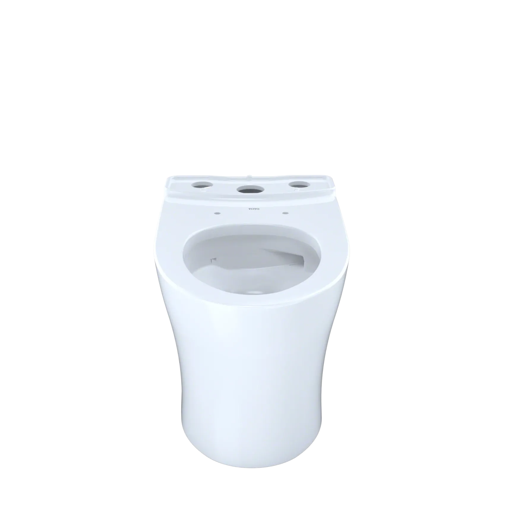 TOTO Aquia IV Elongated Skirted Toilet Bowl with CEFIONTECT, Cotton White, Vitreous China, CT446CEGN#01