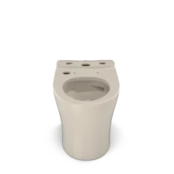 TOTO Aquia IV Elongated Universal Height Skirted Toilet Bowl with CEFIONTECT, WASHLET+ Ready, Bone, Vitreous China, CT446CEFGNT40#03