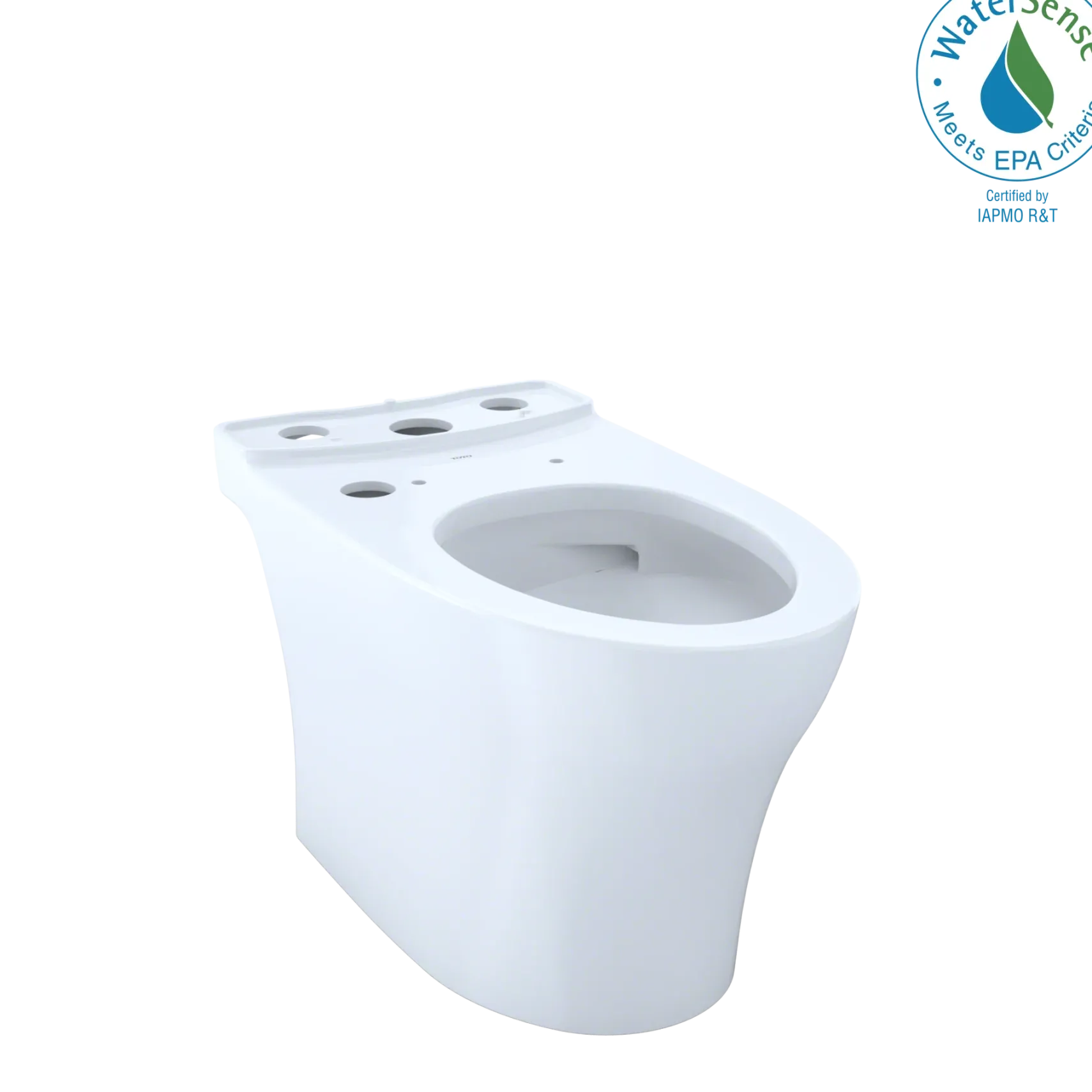 TOTO Aquia IV Elongated Universal Height Skirted Toilet Bowl with CEFIONTECT, WASHLET+ Ready, Cotton White, Vitreous China, CT446CEFGNT40#01