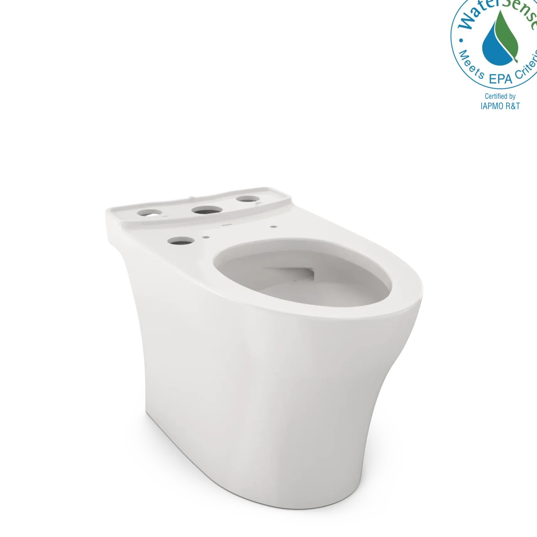TOTO Aquia IV Elongated Universal Height Skirted Toilet Bowl with CEFIONTECT, WASHLET+ Ready, Colonial White, Vitreous China, CT446CEFGNT40#11