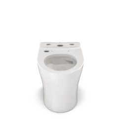 TOTO Aquia IV Elongated Universal Height Skirted Toilet Bowl with CEFIONTECT, WASHLET+ Ready, Colonial White, Vitreous China, CT446CEFGNT40#11