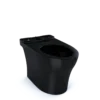 TOTO Aquia IV Elongated Universal Height Skirted Toilet Bowl, WASHLET+ Ready, Ebony, Vitreous China, CT446CEFNT40#51