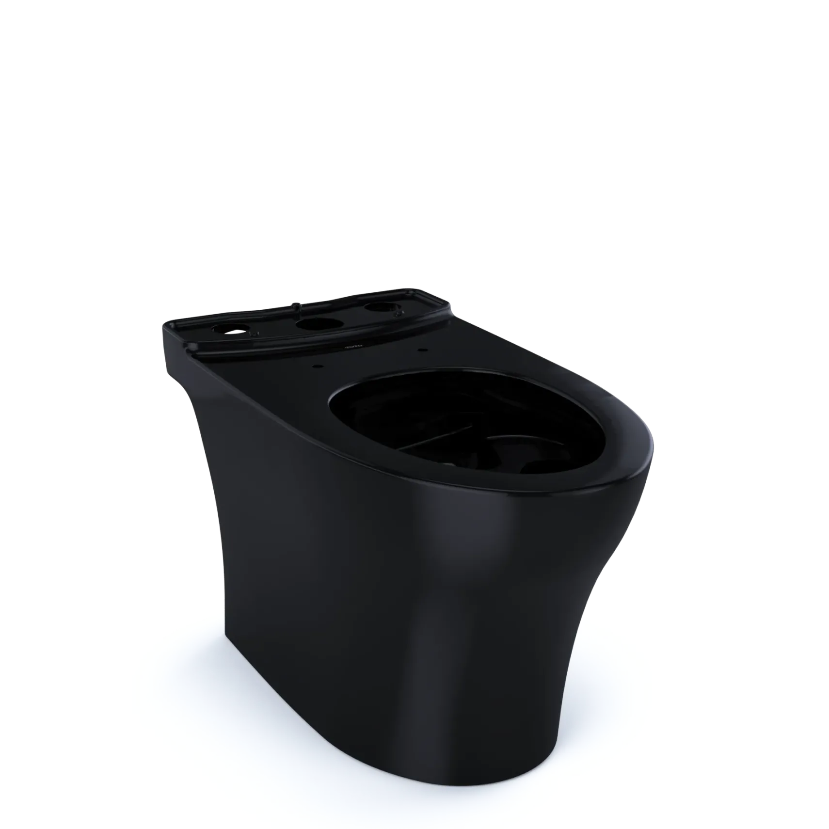 TOTO Aquia IV Elongated Universal Height Skirted Toilet Bowl, WASHLET+ Ready, Ebony, Vitreous China, CT446CEFNT40#51