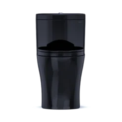 TOTO Aquia IV One-Piece Elongated Dual Flush 1.28 and 0.9 GPF Universal Height, WASHLET+ Ready Toilet, Ebony- Vitreous China, MS646124CEMFN#51