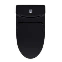 TOTO Aquia IV One-Piece Elongated Dual Flush 1.28 and 0.9 GPF Universal Height, WASHLET+ Ready Toilet, Ebony- Vitreous China, MS646124CEMFN#51