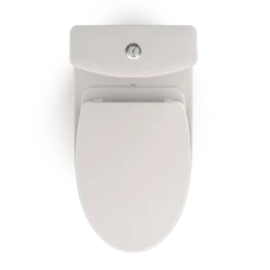 TOTO Aquia IV Two-Piece Elongated Dual Flush 1.28 and 0.9 GPF Universal Height Toilet with CEFIONTECT, WASHLET+ Ready, Colonial White, Vitreous China, MS446124CEMFGN#11