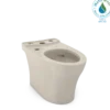 TOTO Aquia IV WASHLET+ Elongated Skirted Toilet Bowl with CEFIONTECT, Bone, Vitreous China, CT446CEGNT40#03