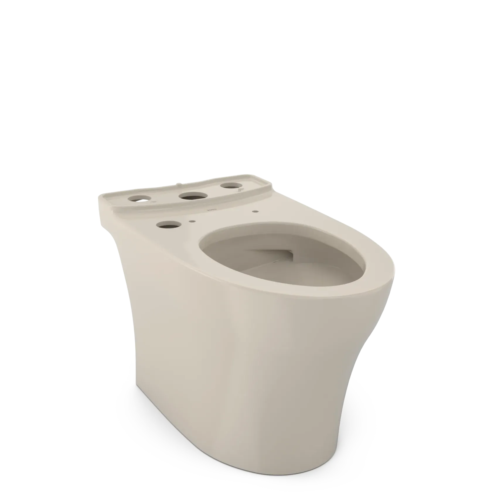 TOTO Aquia IV WASHLET+ Elongated Skirted Toilet Bowl with CEFIONTECT, Bone, Vitreous China, CT446CEGNT40#03