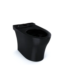 TOTO Aquia IV WASHLET+ Elongated Skirted Toilet Bowl, Ebony, Vitreous China, CT446CENT40#51