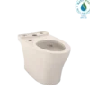 TOTO Aquia IV WASHLET+ Elongated Skirted Toilet Bowl with CEFIONTECT, Sedona Beige, Vitreous China, CT446CEGNT40#12
