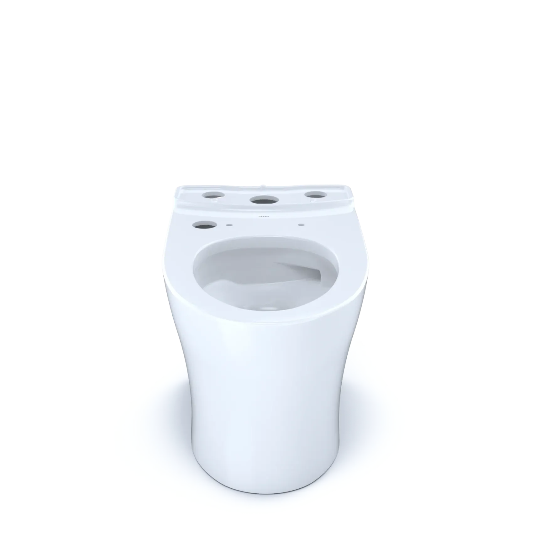 TOTO Aquia IV WASHLET+ Elongated Skirted Toilet Bowl with CEFIONTECT, Cotton White, Vitreous China, CT446CEGNT40#01