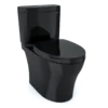 TOTO Aquia IV WASHLET+ Two-Piece Elongated Dual Flush 1.28 and 0.9 GPF Toilet, Ebony, Vitreous China, MS446124CEMN#51